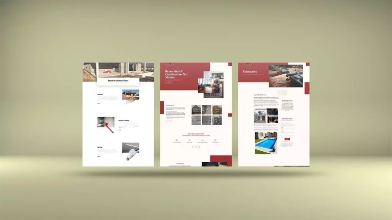 Création de site web WordPress BTP - agence web DAFT